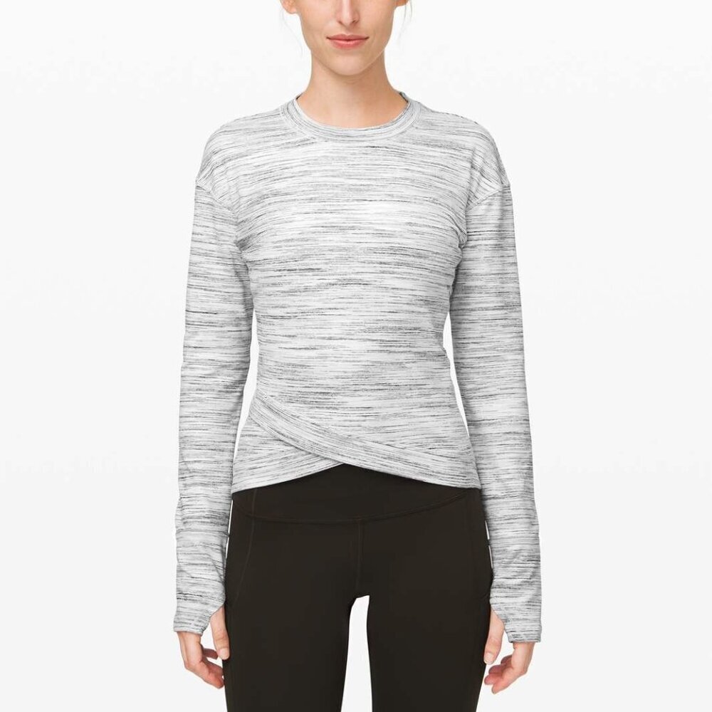 Lululemon Close To Crossing Long Sleeve Sweater In Space Dye‎ Camo XL​​​